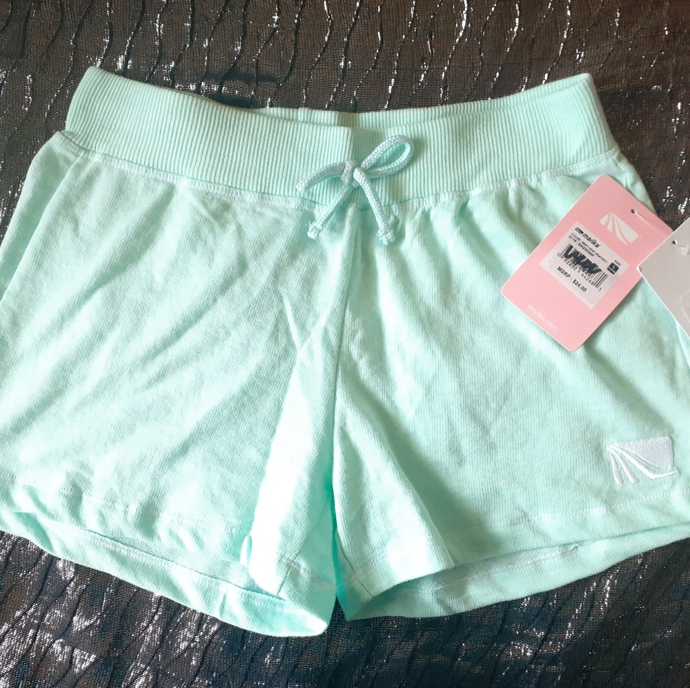 Mint Green Heather Shorts